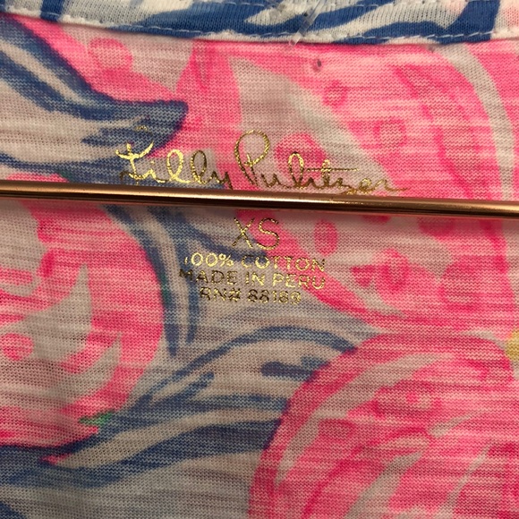 LILLY PULITZER V NECK T SHIRT - Picture 3 of 11